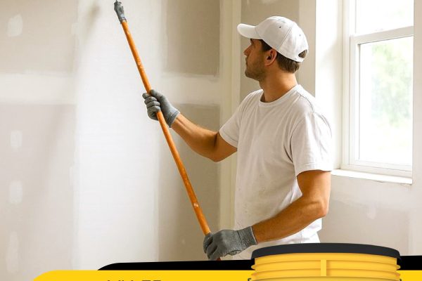 Aplikimi VN-35 GYPSUM BOARD-bojë për ambiente të brendshme. Aplikim ne panele gipsi drejte për drejte.