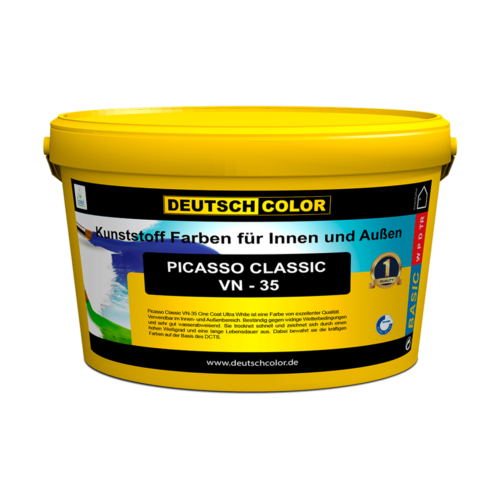 Picasso Classic VN-35 – Matt, Strong & Wash-Resistant Paint