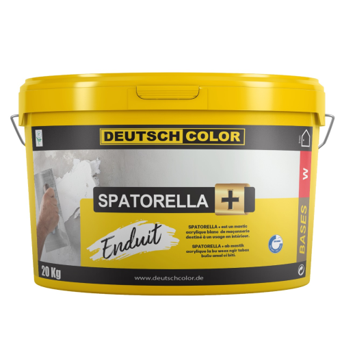 Spatorella +, mastic acrylique blanc, enduit intérieur, mastic maçonnerie, Deutsch Color